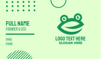 Frog Business Card example 1