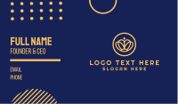 Gold Crown Badge  Business Card