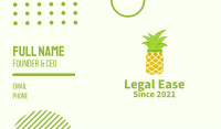 Pineapple Jar Business Card