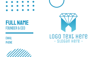 Geometric Jewelry House Business Card