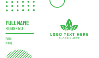 Digital Leaf Business Card Design
