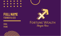 Sagittarius Zodiac  Business Card Image Preview