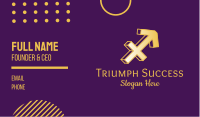 Sagittarius Zodiac  Business Card