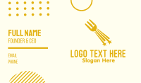 Online Food Delivery Business Card example 2