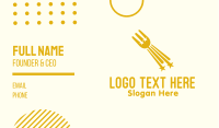 Star Fork Restaurant Business Card