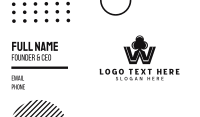Black W Club Business Card
