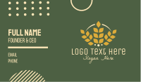 Wheat Business Card example 1