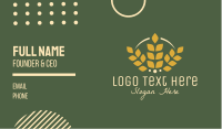 Wheat Golden Bakery Business Card