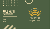 Wheat Golden Bakery Business Card