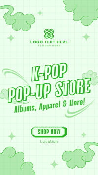 Kpop Pop-Up Store Instagram Story