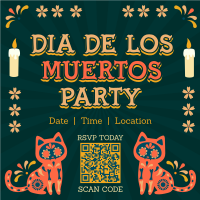 Muerto Cat Party Instagram Post