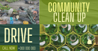 Community Clean Up Drive Facebook Ad