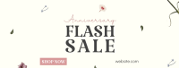 Anniversary Flash Sale Facebook Cover