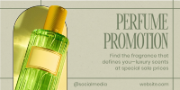 Perfume Promotion Sale Twitter Post Design