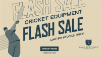 Cricket Equipment Sale Video Design