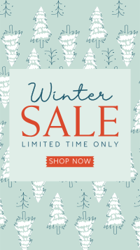 Winter Pines Sale Instagram Story