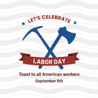 Labor Day Badge Instagram Post