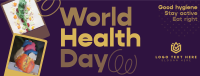 Retro World Health Day Facebook Cover