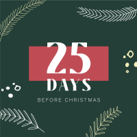 Christmas Countdown Instagram Post Design