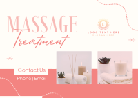 Beauty Salon Service Postcard