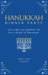 Happy Hanukkah Invitation