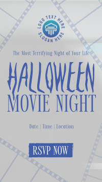 Halloween Movie Night Instagram Reel Image Preview