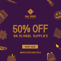 Back to School Discount Instagram Post Image Preview