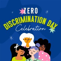 Zero Discrimination for Women Linkedin Post Design