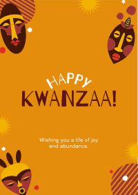 Kwanzaa Mask Flyer