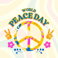 Hippie Peace Instagram Post Image Preview