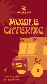 Mobile Food Truck YouTube Short Design