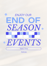 End of Season Events Poster