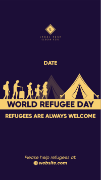 Refugee Day Facts Instagram Story
