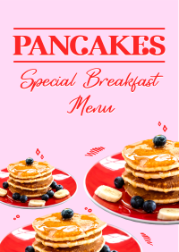 Pancakes For Breakfast Flyer