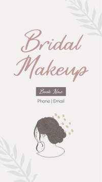 Bridal Makeup Facebook Story