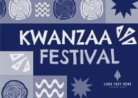 Tribal Kwanzaa Festival Postcard