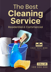 The Best Cleaning Service Poster