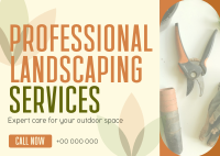 Professional Landscape Services Postcard