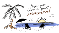 Brush Summer Greeting Animation