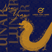 Chinese New Year Dragon Linkedin Post