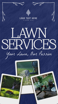 Rustic Lawn Services Instagram Reel Image Preview