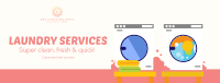 Laundry Services Facebook Cover