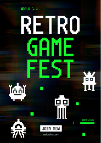 Retro Game Fest Flyer