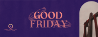 Good Friday Greeting Facebook Cover Image Preview