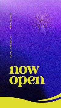 Now Open Instagram Story