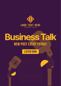 Business Podcast Flyer