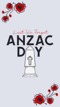 Remembering Anzac Day Facebook Story