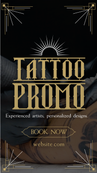 Tattoo Studio Promo Instagram Reel Design