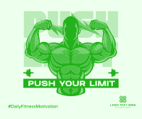 Push Your Limit Fitness Facebook Post