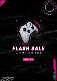 Gaming Flash Sale Poster